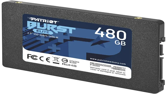 480gb patriot burst ssd 2.5 sata