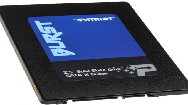 Patriot Burst SSD 120GB Speed