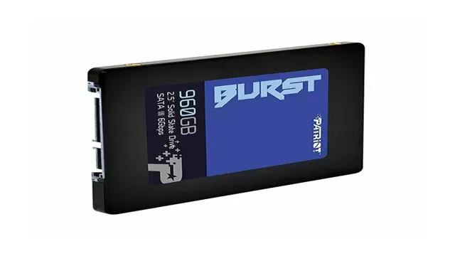 Patriot Burst SSD 960GB Test