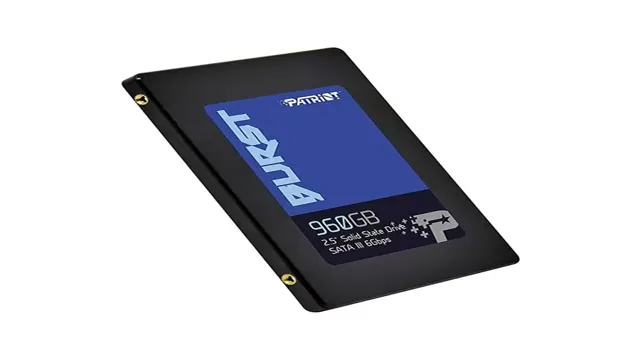 Patriot Burst SSD Problem