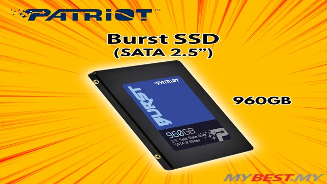 Patriot Burst SSD Reset