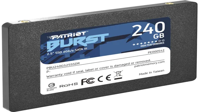 Patriot Burst SSD Warranty