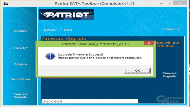 how to test patriot ssd for errors