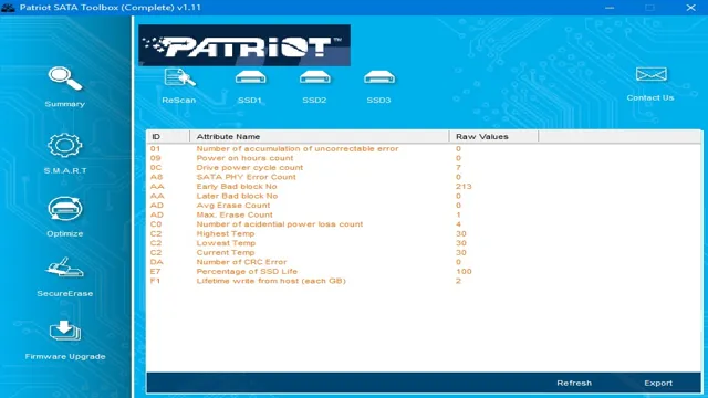 how to update ssd firmware patriot