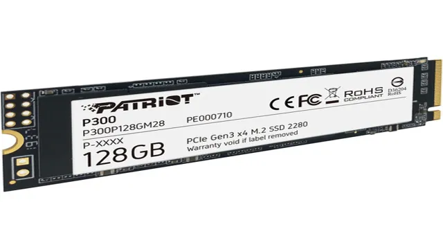 patriot 128gb m 2 ssd pcie scorch 2280