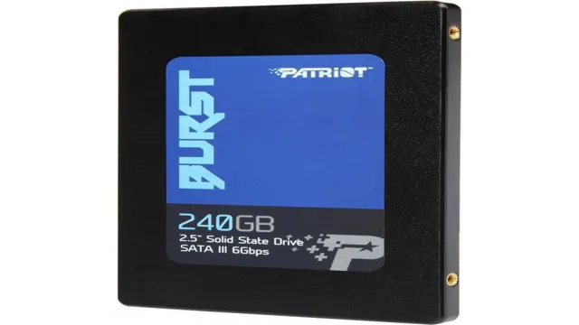 patriot 240gb burst 2.5 sata iii ssd drive