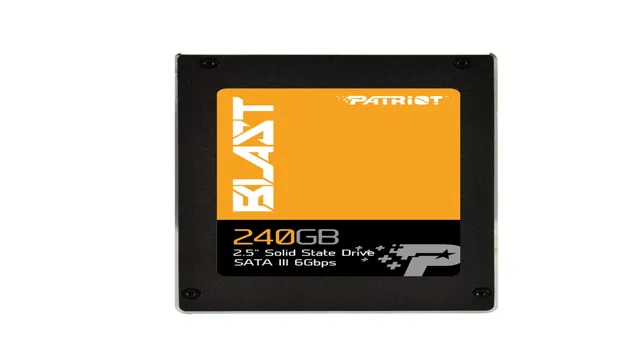 patriot blast 240gb ssd software