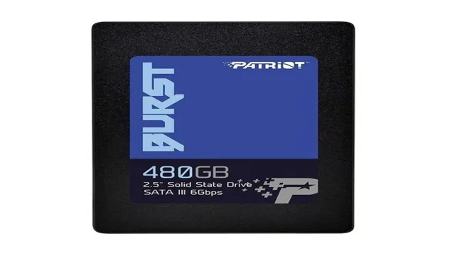 patriot blast 480gb ssd review