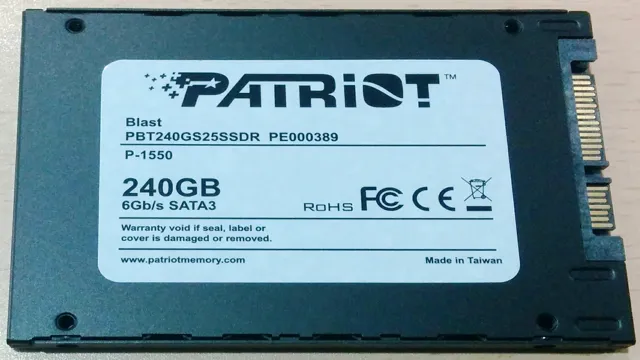 patriot blast ssd 240 review