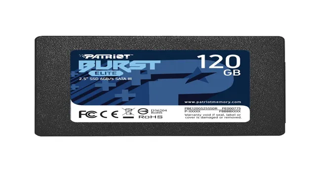 patriot burst 120gb 2.5 sata iii ssd