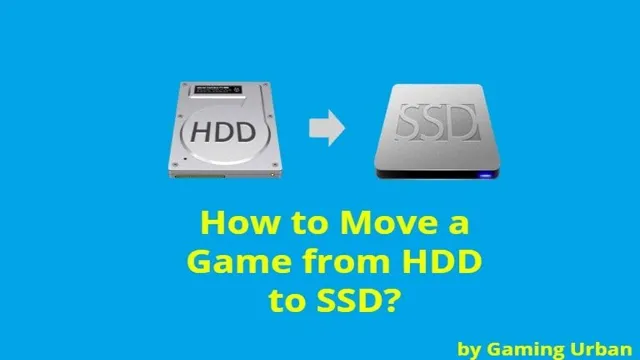 how do i move a game over to ssd