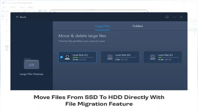 how do i move programs from ssd to hdd