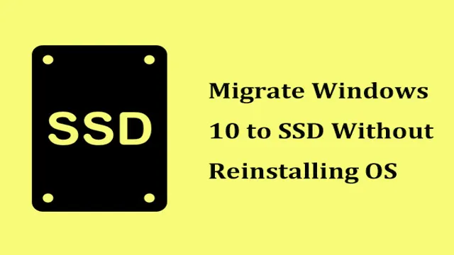 how do migrate windows 10 to an ssd