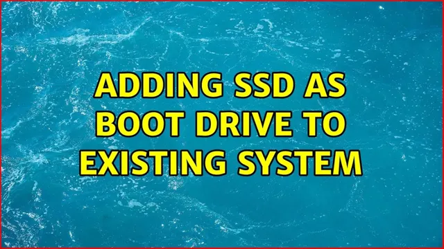 how do you transfer boot from hdd to ssd