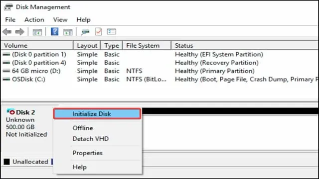 how to fix unallocated ssd
