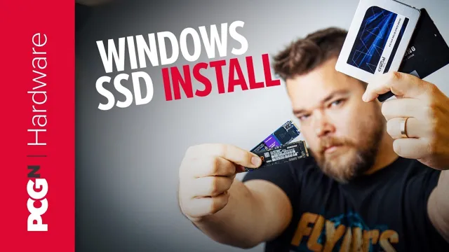 how to install a new ssd windows 11