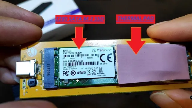 how to put thermal pad on ssd