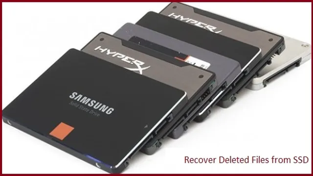 how to recover deleted files from ssd