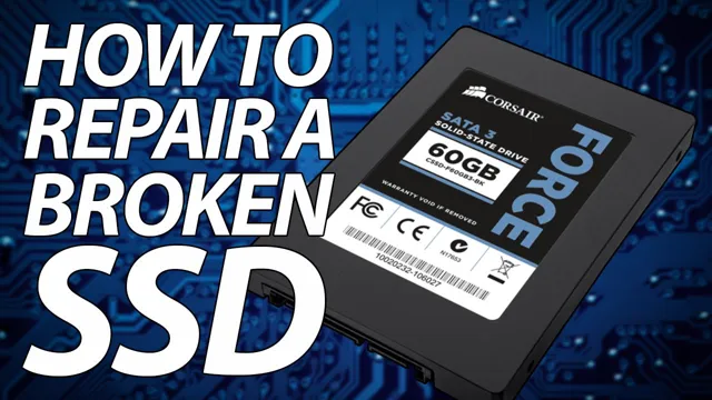 how to repair damaged ssd