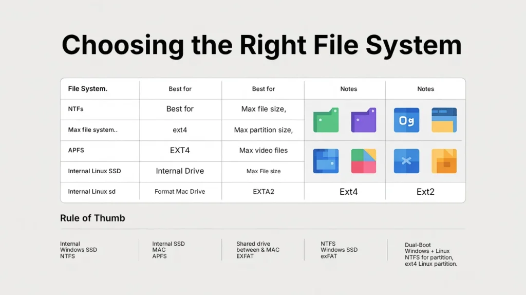 Choosing the Right File System