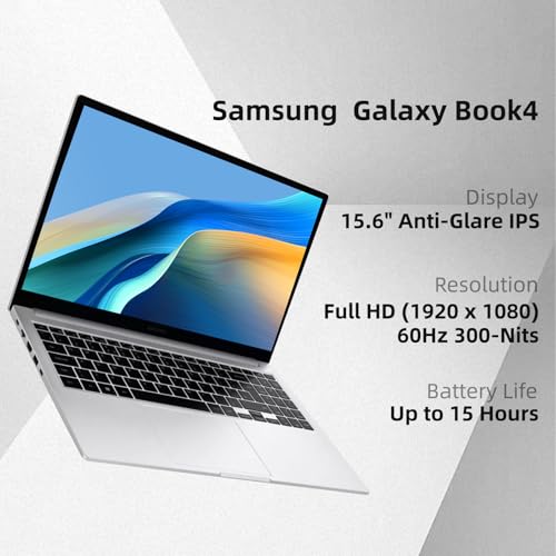 SAMSUNG Galaxy Book4 Business Laptop - Windows 11 Pro & Microsoft Office Lifetime