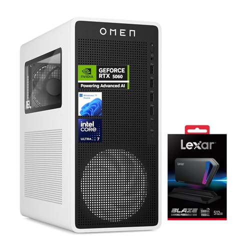 HP OMEN 16L TG03 RTX 5060 Gaming Desktop, Intel Ultra 7 265F(Beats Intel i7