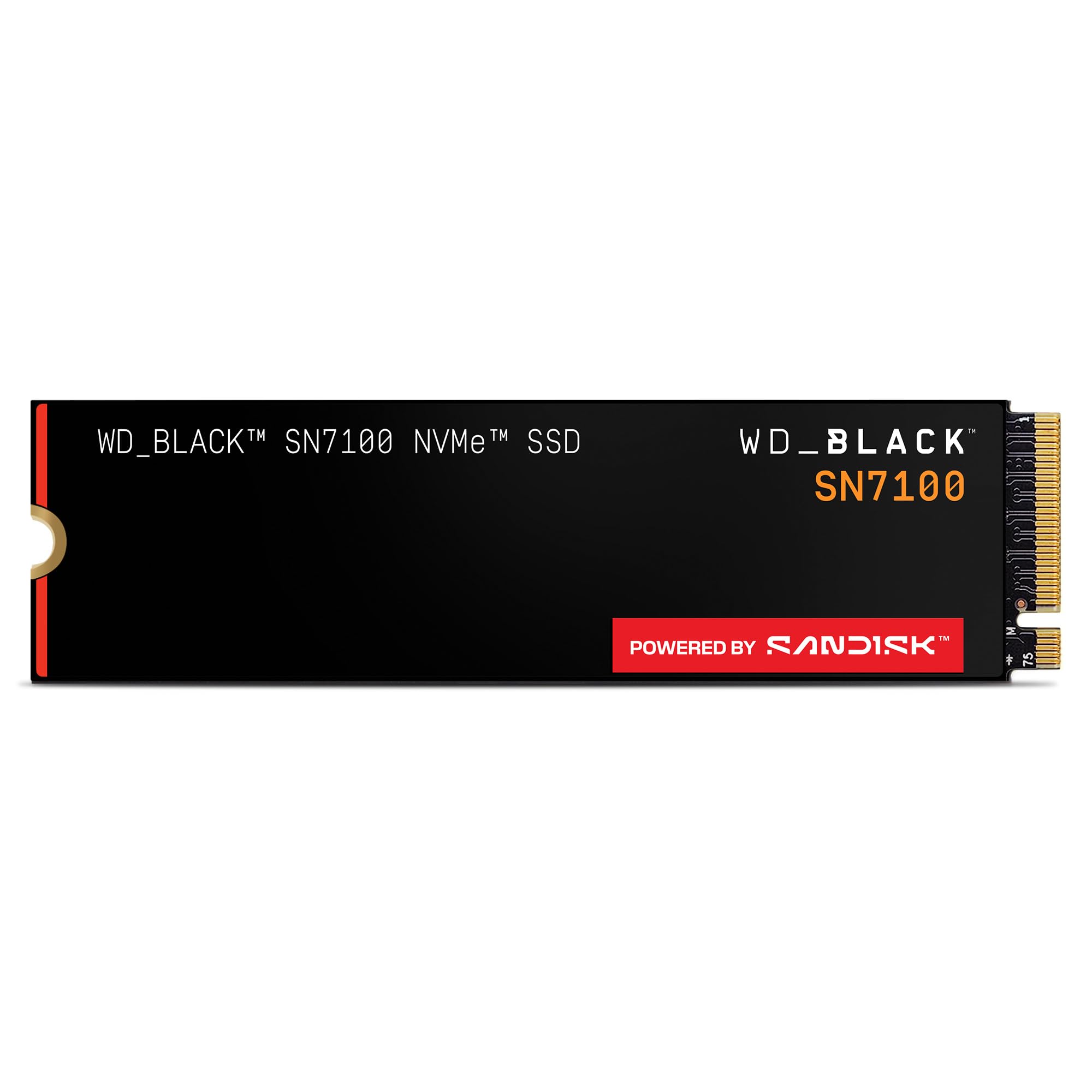 WD_BLACK 2TB SN7100 NVMe SSD Internal Solid State Drive - Gen4 PCIe, M.2 2280, Up to 7,250 MB/s - WDS200T4X0E