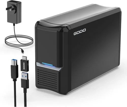 GODO 3.5 inch Dual Bay Hard Dr