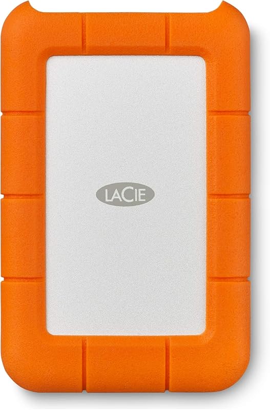 LaCie Rugged Mini 2TB Portable HDD, Drop and Dust Resistant for Mac an