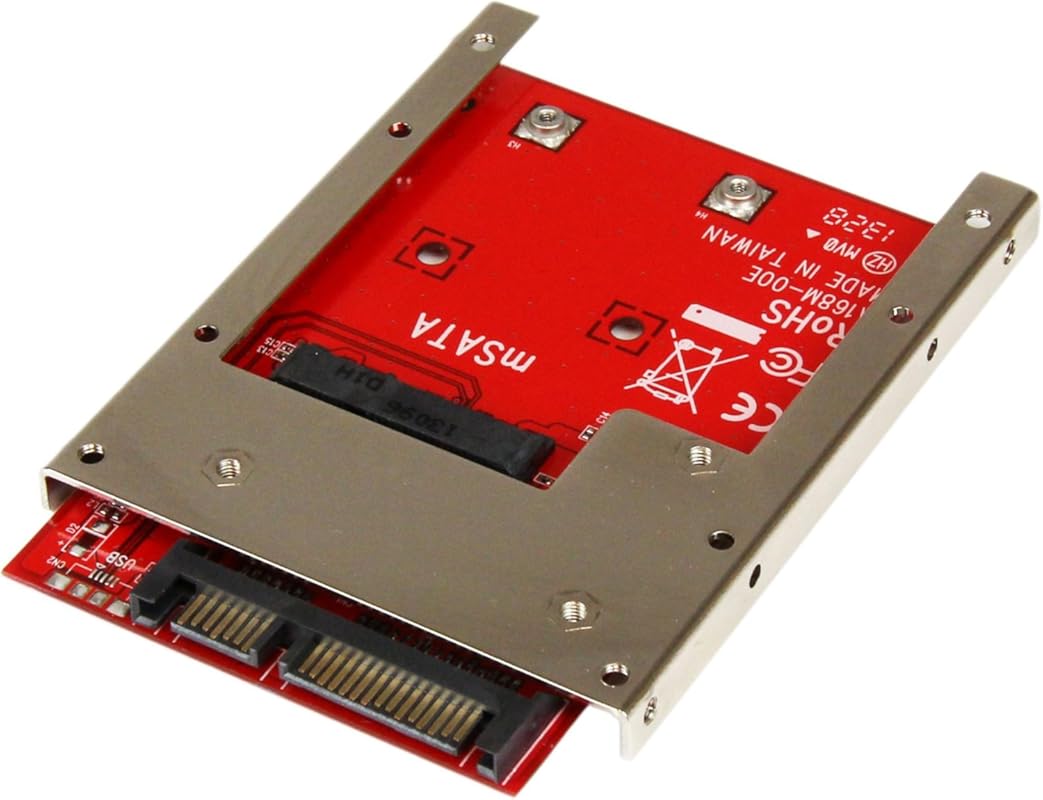 StarTech.com mSATA SSD to 2.5in SATA Adapter Converter - mSATA to SATA