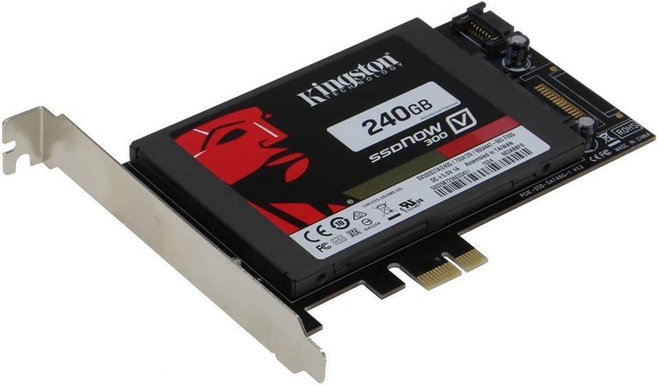 SEDNA PCIe to SATA III SSD Adapter with Built-in Power, Ideal for Mac 