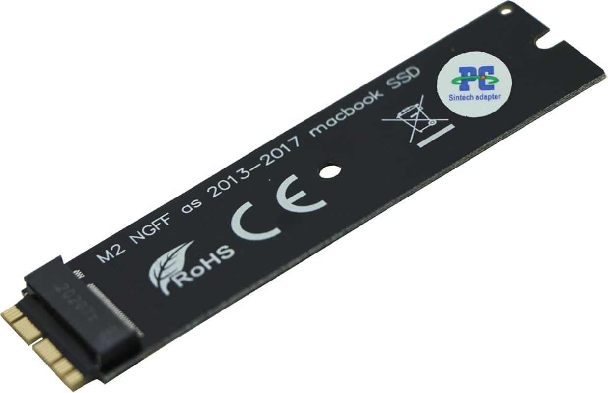 Sintech NGFF M.2 nVME SSD Adapter Card for Upgrade 2013