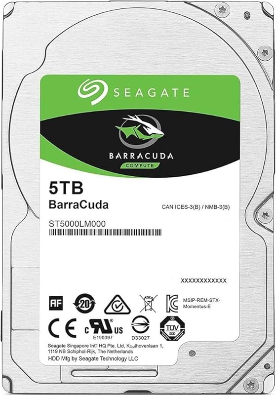 Seagate BarraCuda 5TB Internal Hard Drive HDD