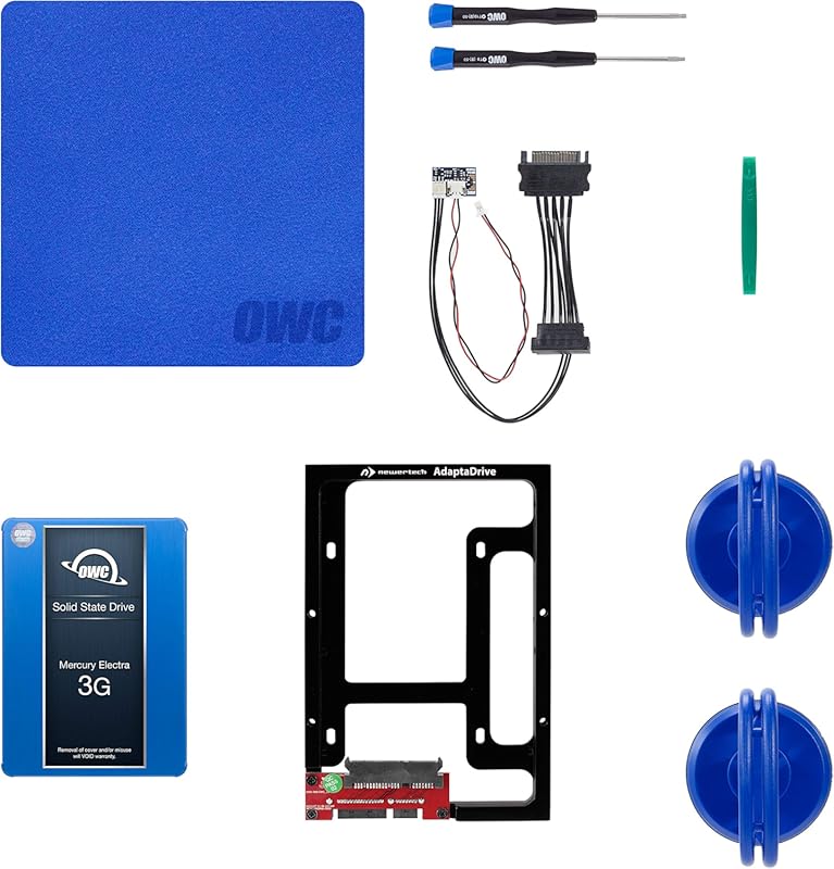 OWC 1.0TB 3G SSD and HDD DIY Complete Bundle Upgrade Kit for Late 2009