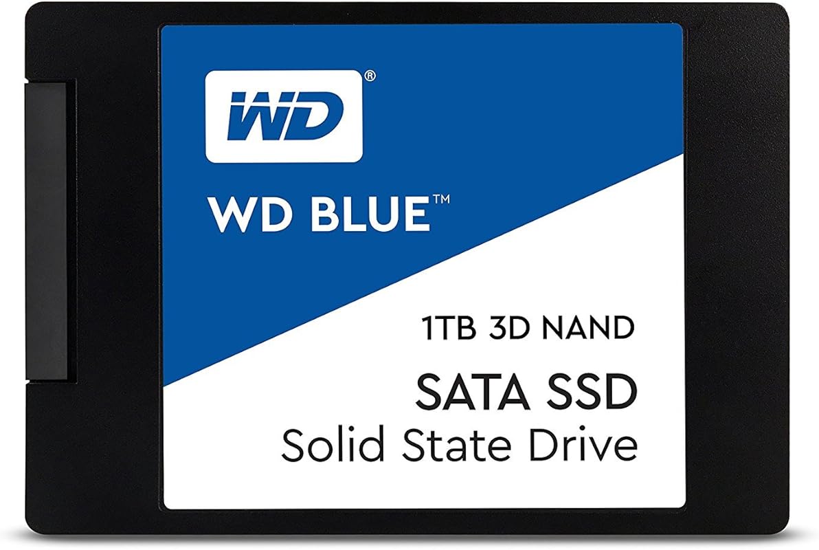 Western Digital 1TB WD Blue 3D NAND Internal PC SSD - SATA III 6 Gb/s,