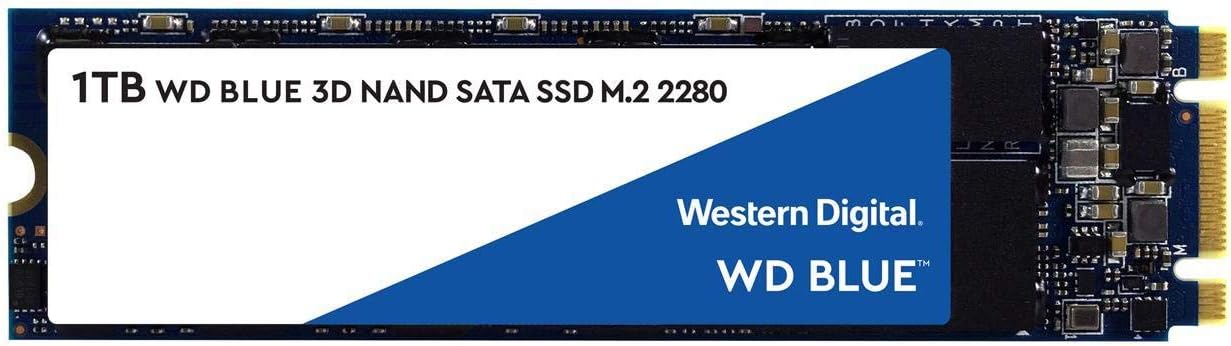 Western Digital 2TB WD Blue 3D NAND Internal PC SSD - SATA III 6 Gb/s,
