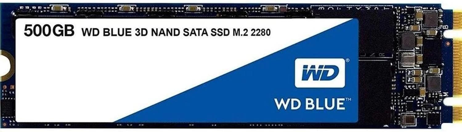 Western Digital 500GB WD Blue 3D NAND Internal PC SSD - SATA III 6 Gb/