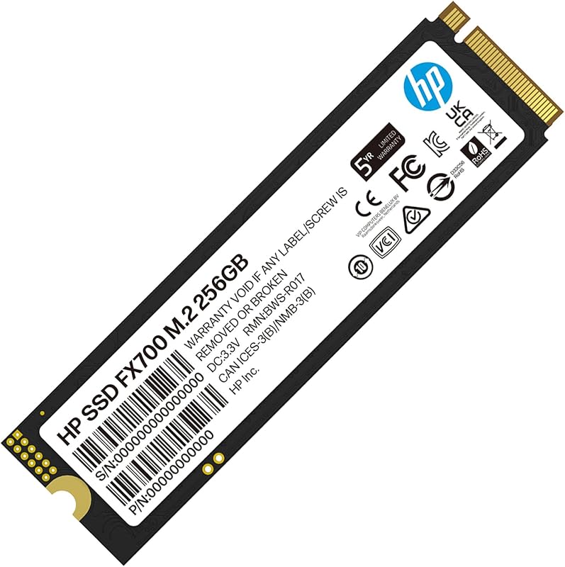 HP EX900 M.2 500GB NVMe PCIe 3.0 Internal SSD with 3D TLC NAND