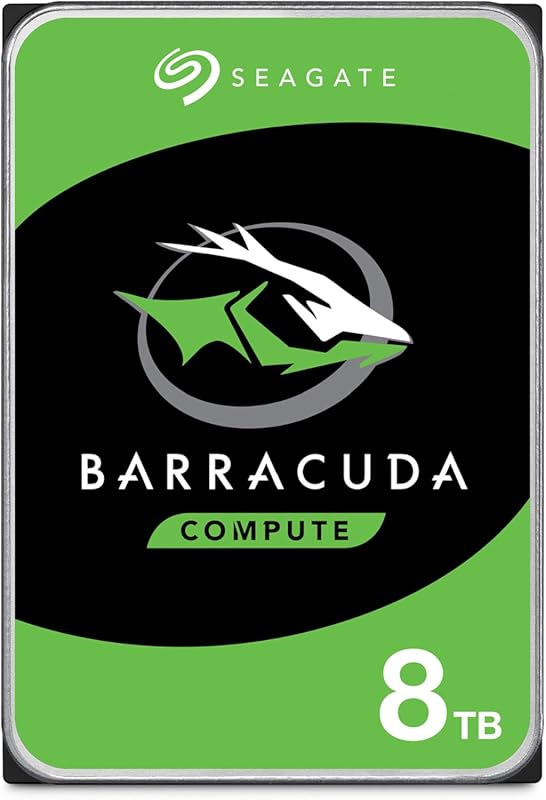 Seagate BarraCuda 8TB Internal HDD – 3.5 Inch, 5400 RPM, 256MB Cache f