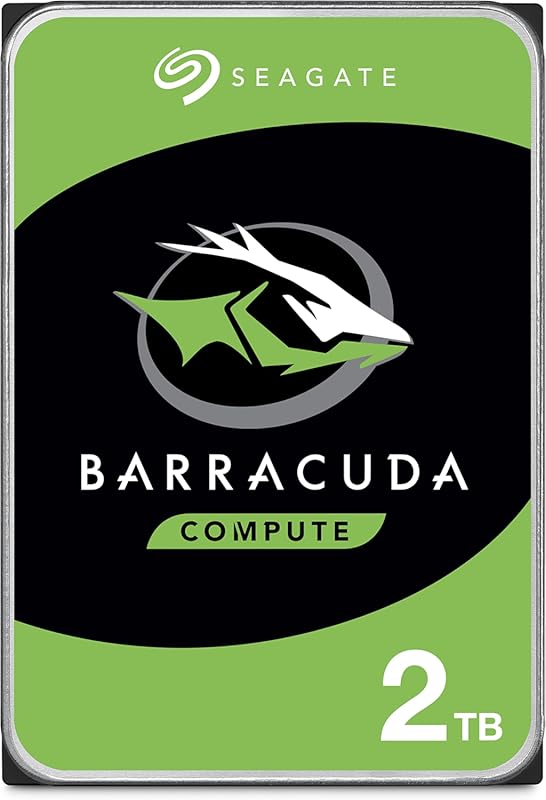 Seagate BarraCuda 2TB Internal HDD – 7200 RPM, 256MB Cache, 3.5 Inch S