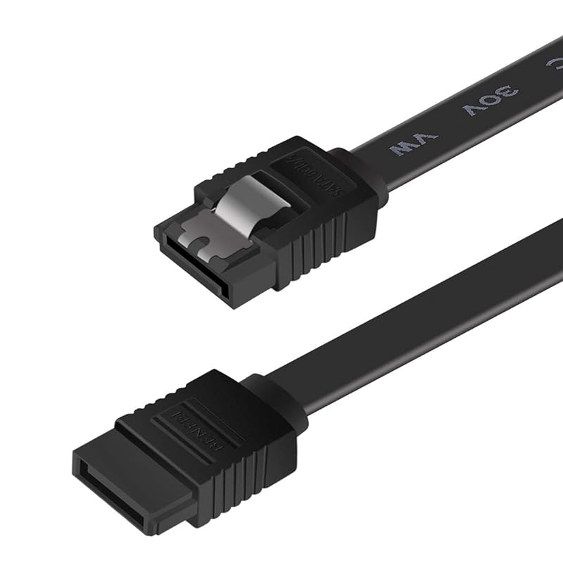 18-Inch SATA III 6Gbps Data Cable with Locking Latch for SSD and HDD