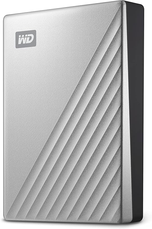 WD 5TB My Passport Ultra for Mac Silver, Portable External Hard Drive,