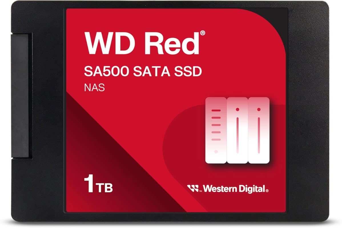 1TB WD Red SA500 NAS SSD SATA III 2.5 Inch with 560MB/s Read