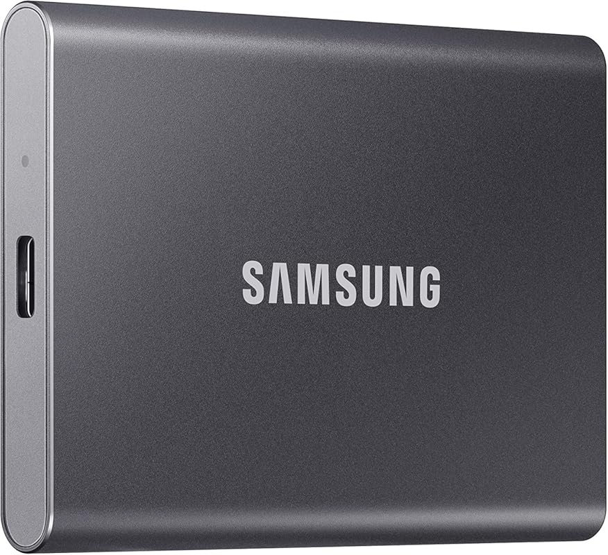 Samsung T7 1TB Portable SSD, USB 3.2 Gen 2, High-Speed External Storag