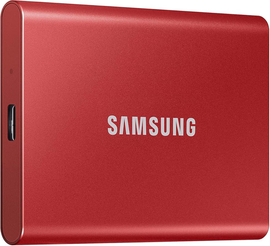 Samsung T7 500GB Portable SSD with USB 3.2 and Fast Transfer Speeds