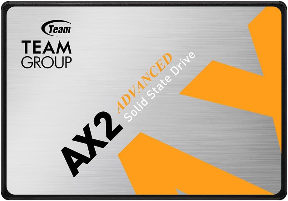 TEAMGROUP AX2 512GB 3D NAND TLC 2.5 Inch SATA III Internal Solid State