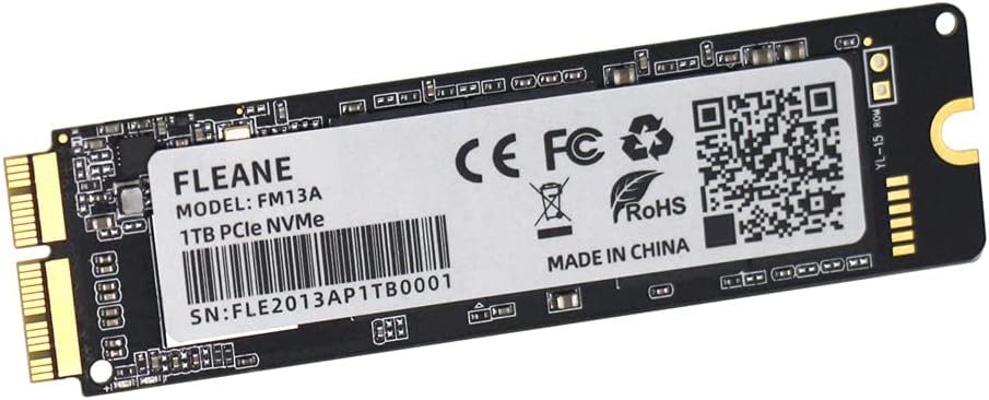FM13A 256GB NVME SSD with DIY Tools for MacBook Air A1465 A1466 , MacB