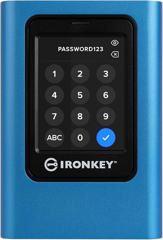 Kingston IronKey Vault Privacy 80 1.92TB External SSD with Touch Scree
