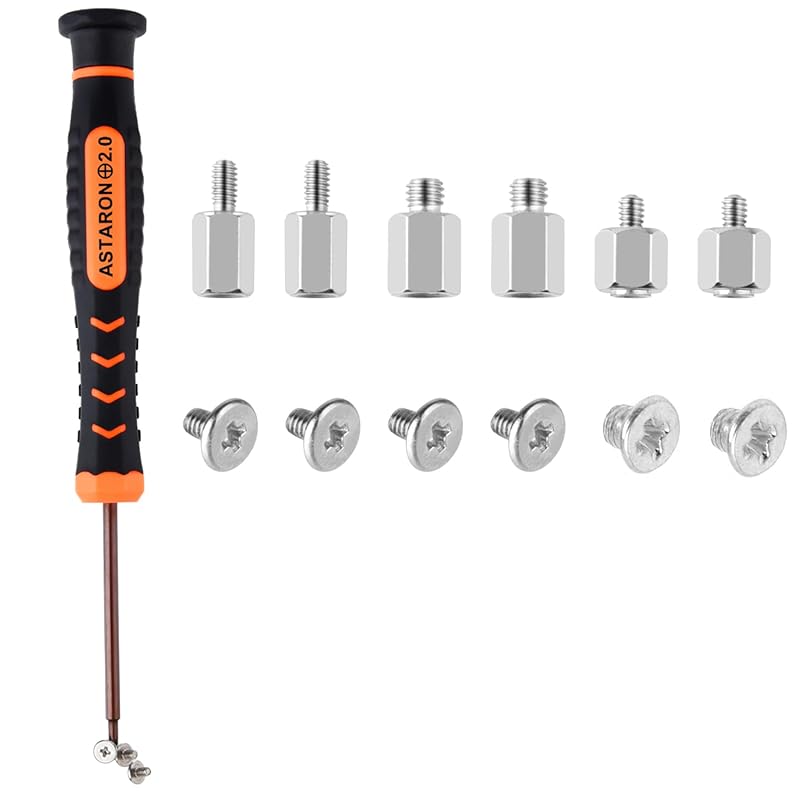 ASTARON M.2 SSD Screws Kit, Nvme M2 Screws Suitable for ASUS MSI Gigab