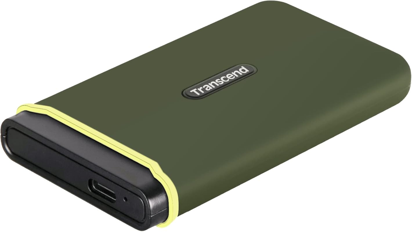 Transcend 2TB External SSD, Up to 2000MB/s, Portable Hard Drive for St